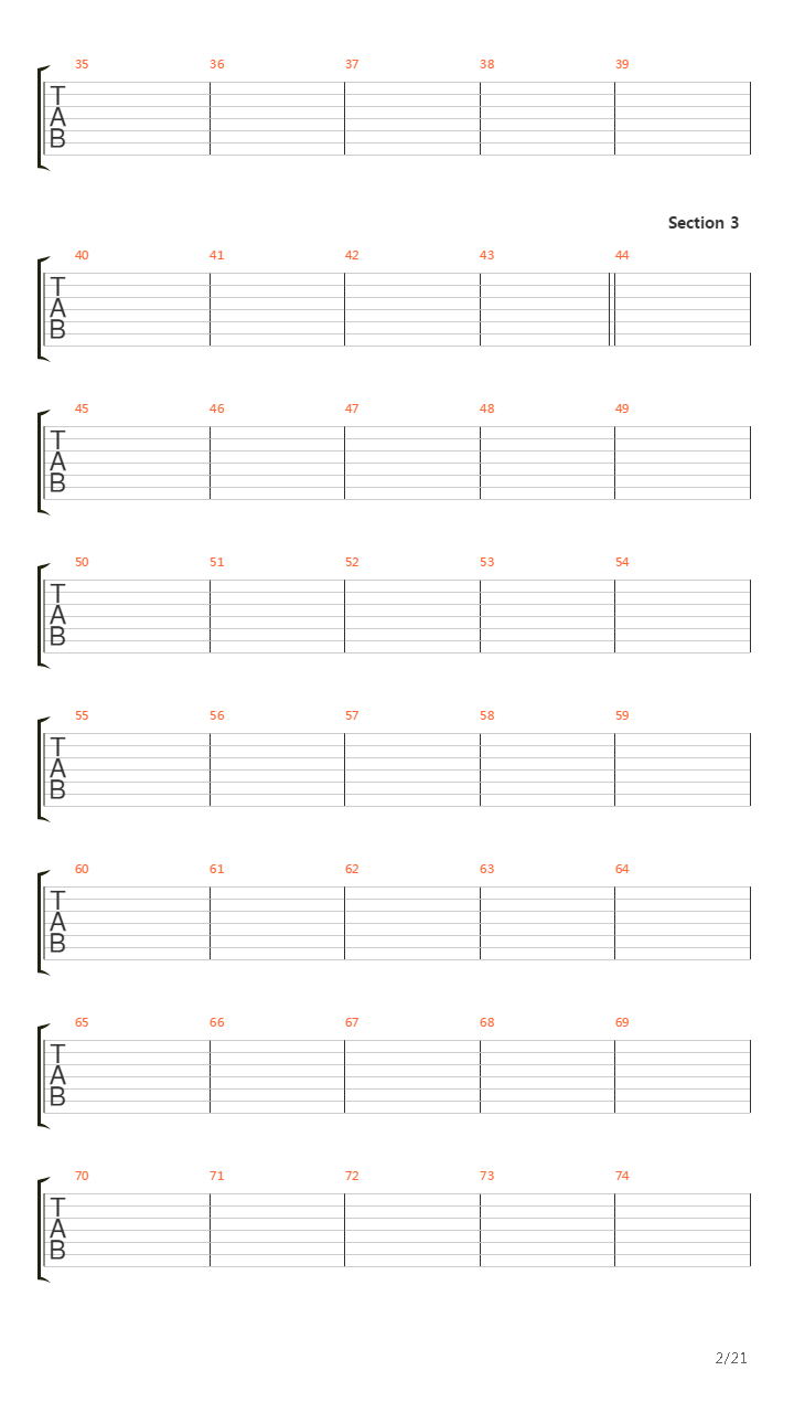 The Discipline Of The Earth吉他谱