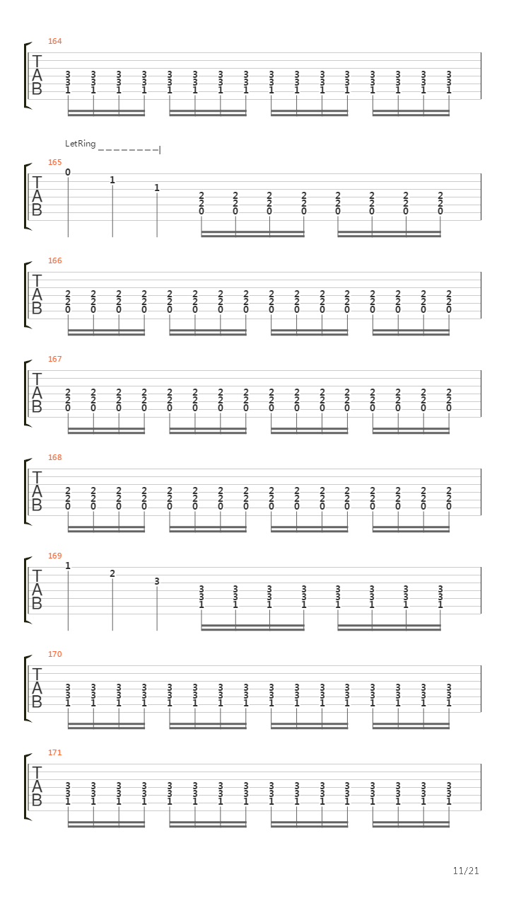 The Discipline Of The Earth吉他谱