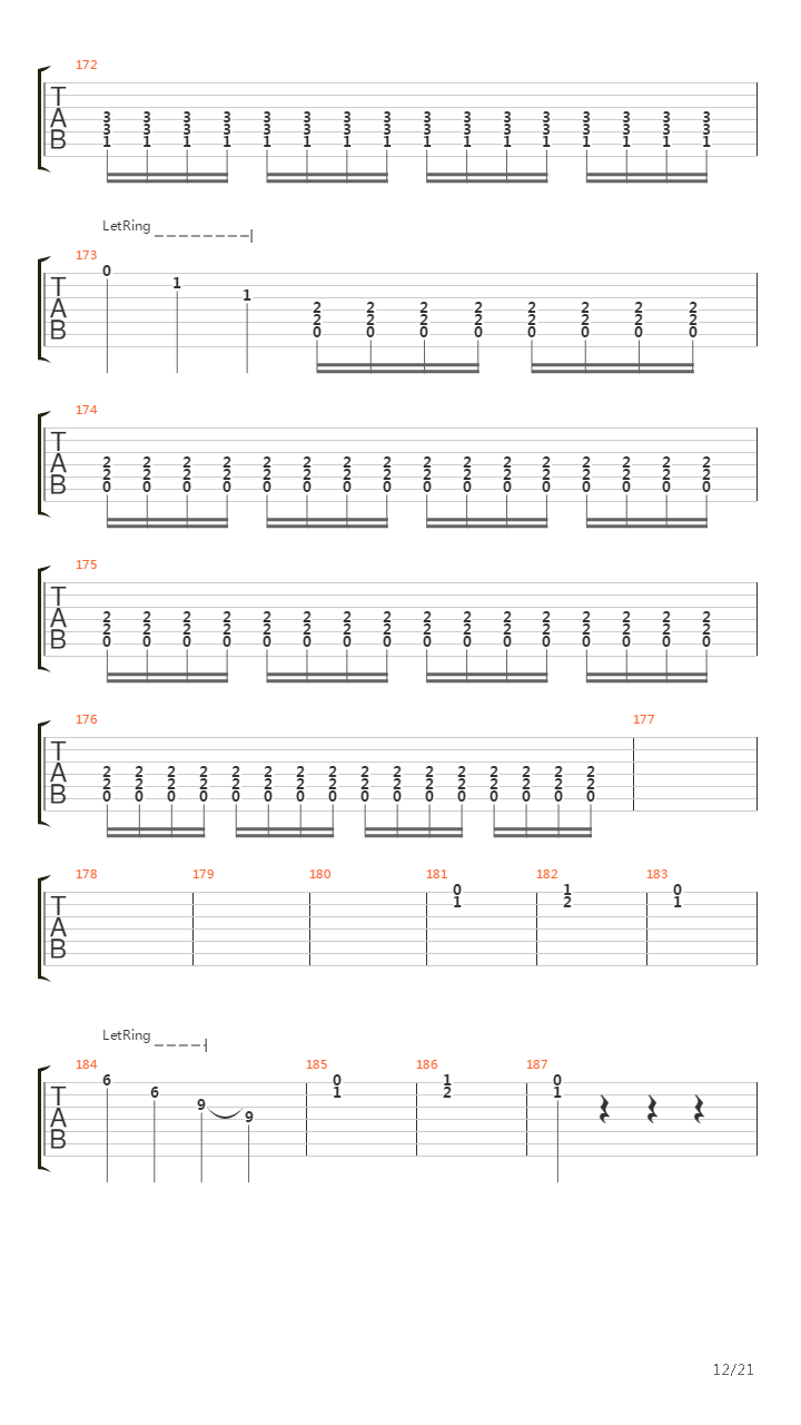 The Discipline Of The Earth吉他谱