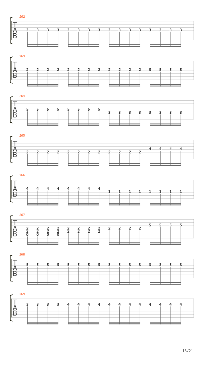 The Discipline Of The Earth吉他谱