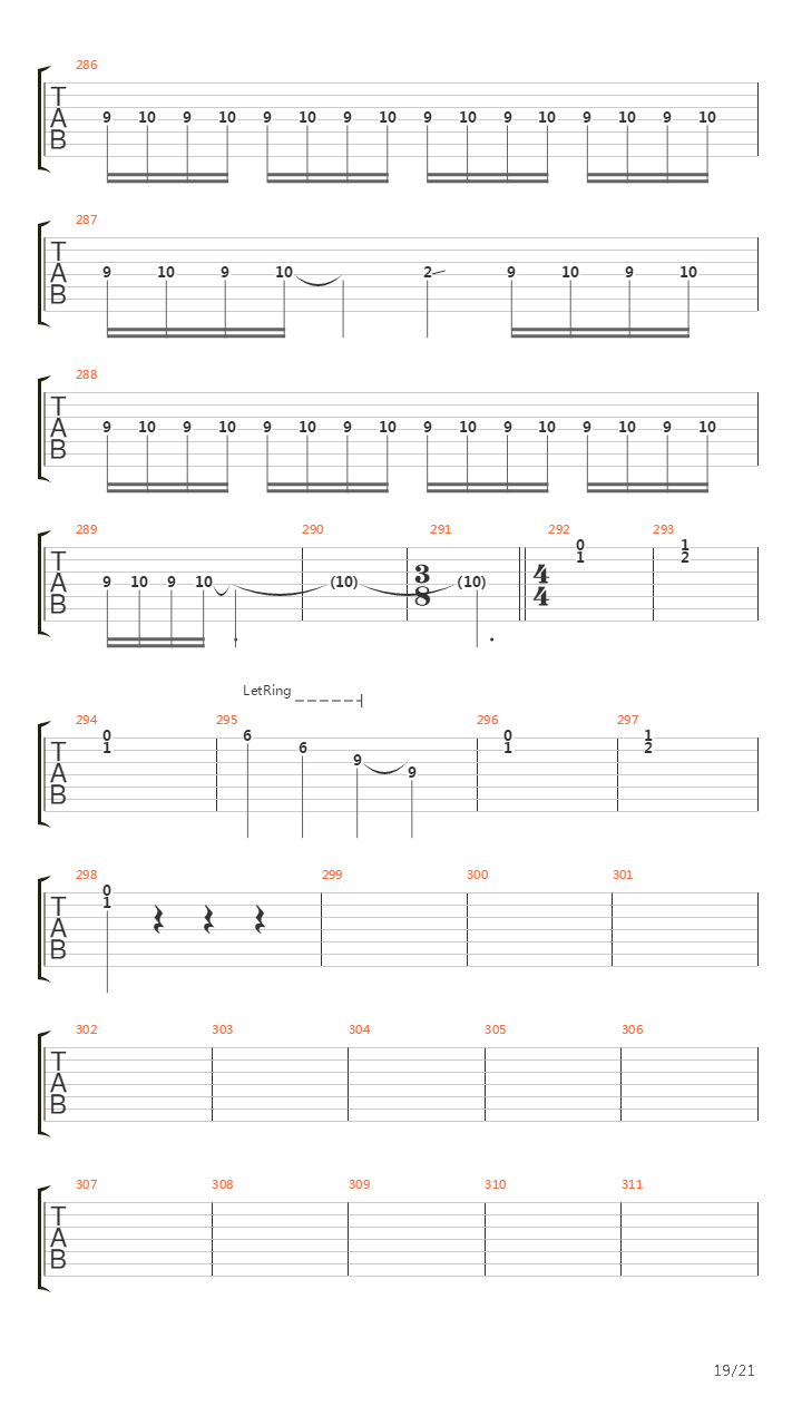 The Discipline Of The Earth吉他谱