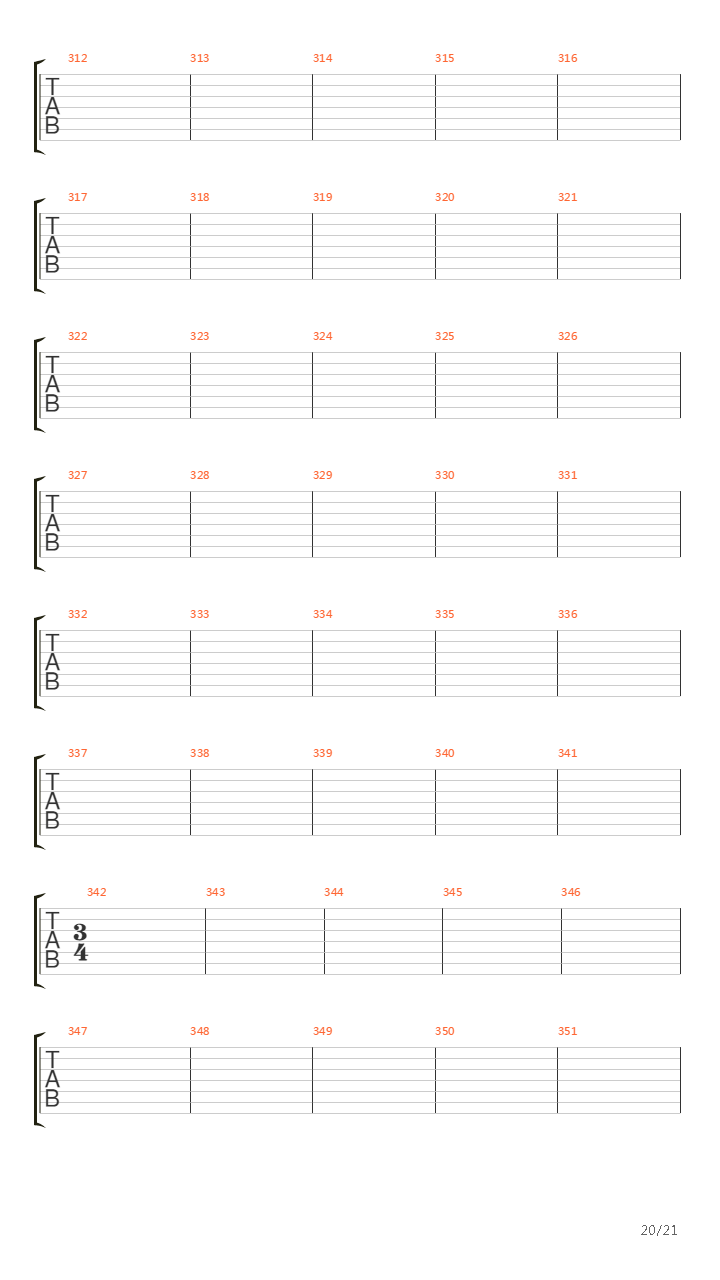 The Discipline Of The Earth吉他谱