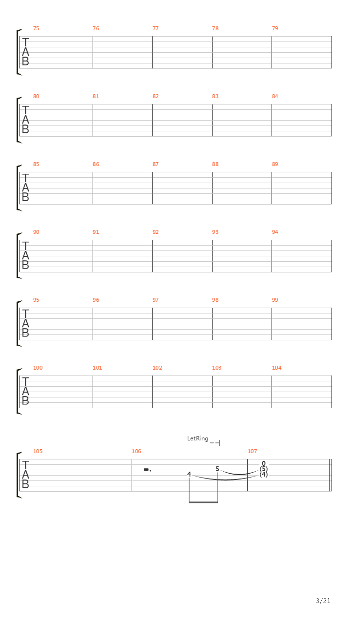 The Discipline Of The Earth吉他谱