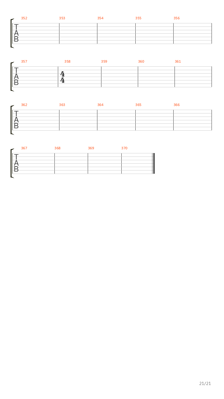 The Discipline Of The Earth吉他谱