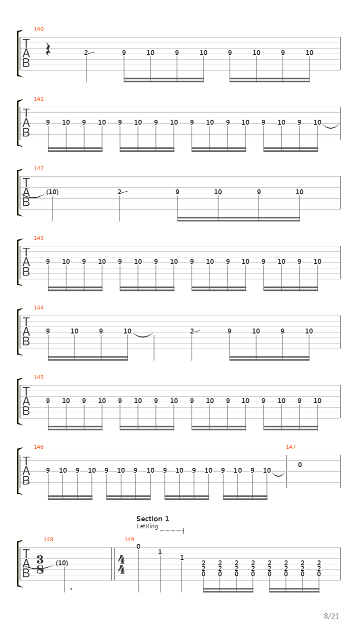 The Discipline Of The Earth吉他谱