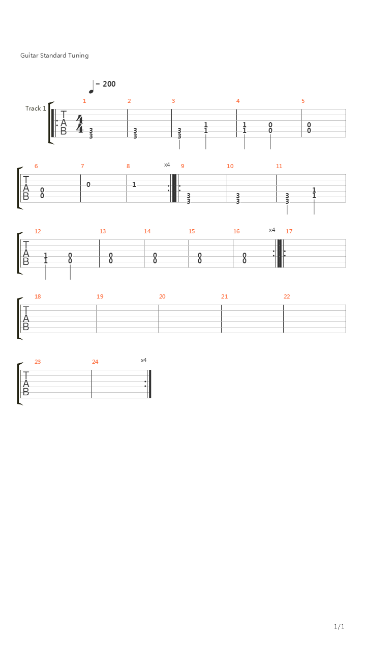 Norge吉他谱