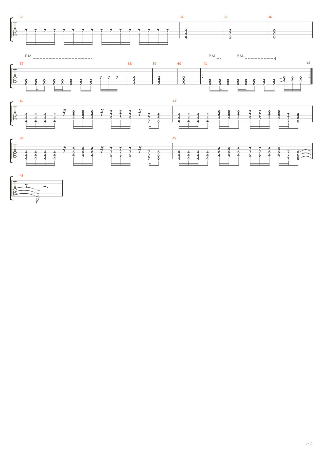 Scream吉他谱