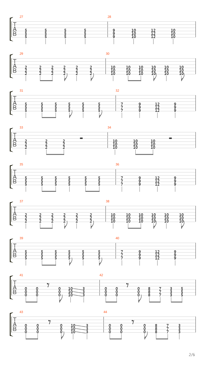 Take It Out On Me吉他谱