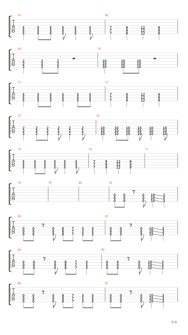 Take It Out On Me吉他谱