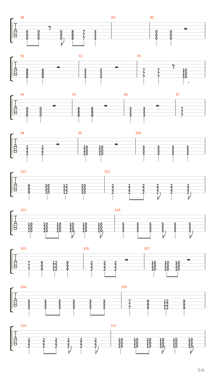 Take It Out On Me吉他谱