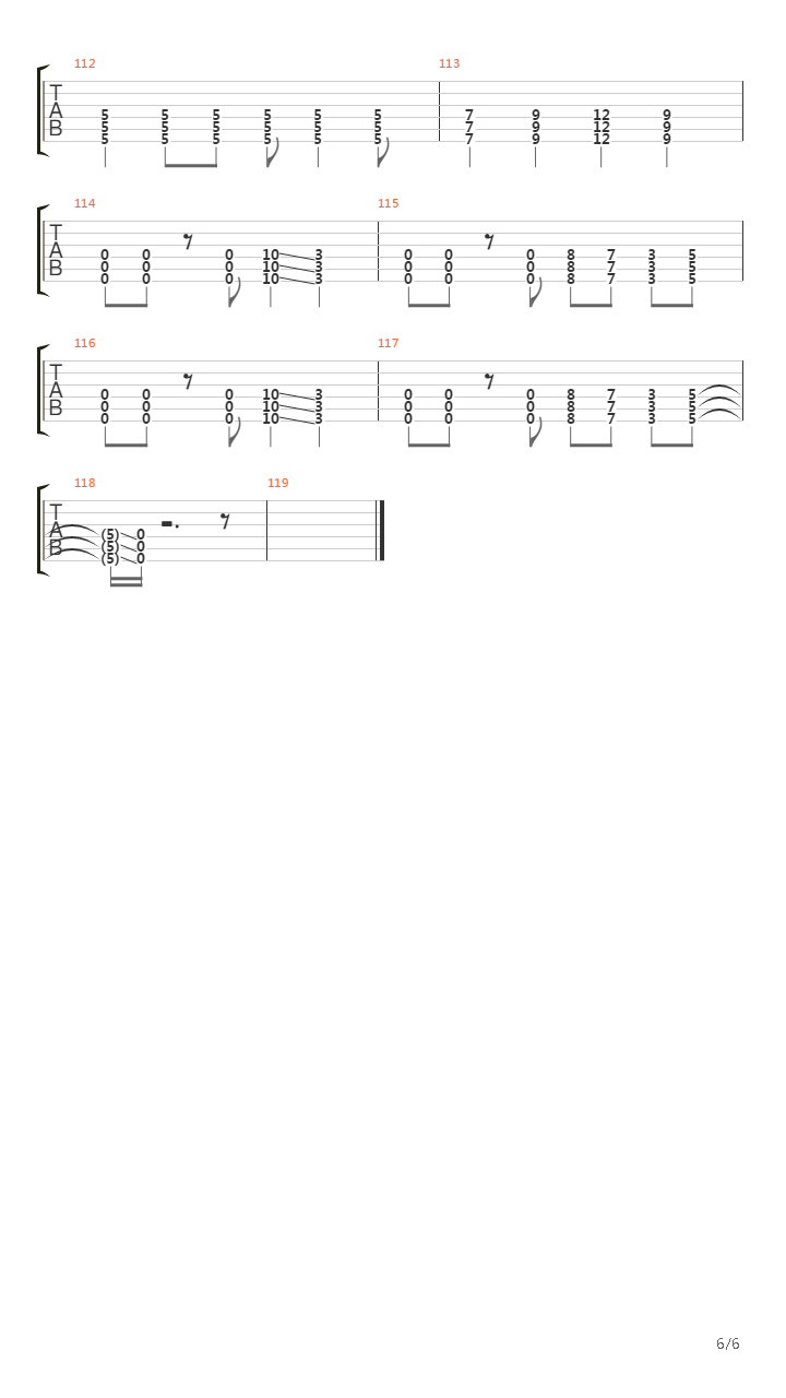 Take It Out On Me吉他谱