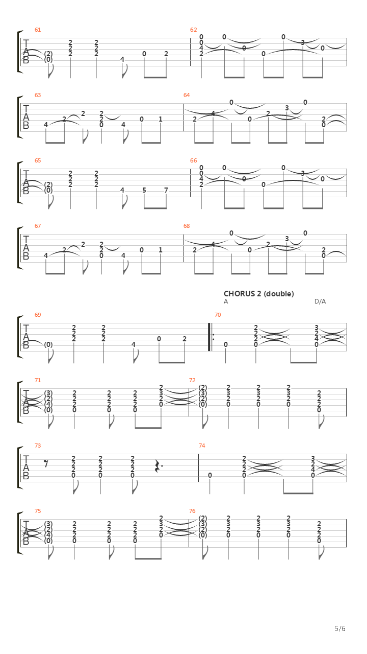 Shambala吉他谱