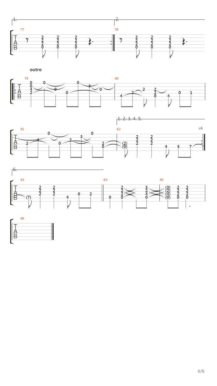 Shambala吉他谱