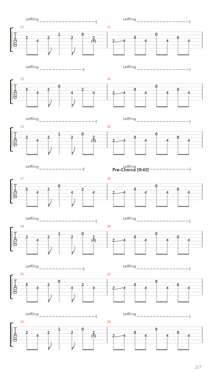 Clear吉他谱