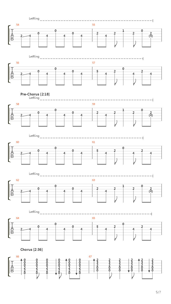 Clear吉他谱