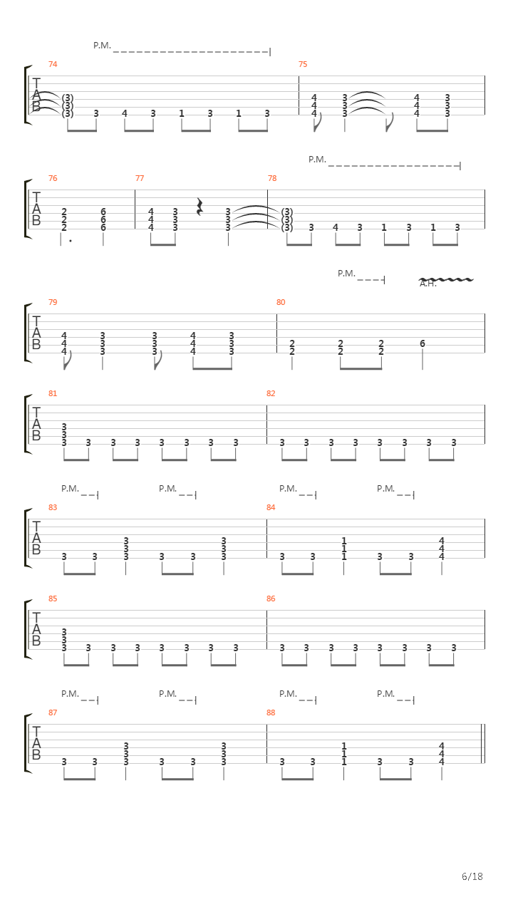 Americana吉他谱