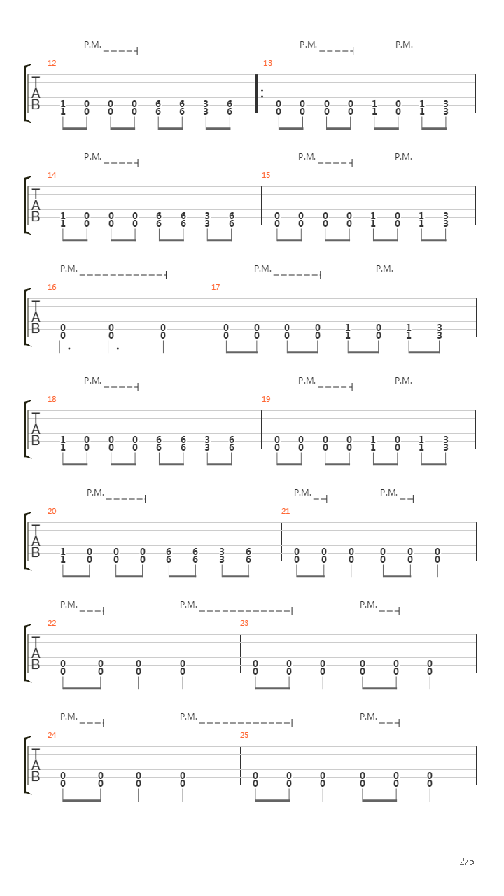 Intro Never Back Down吉他谱