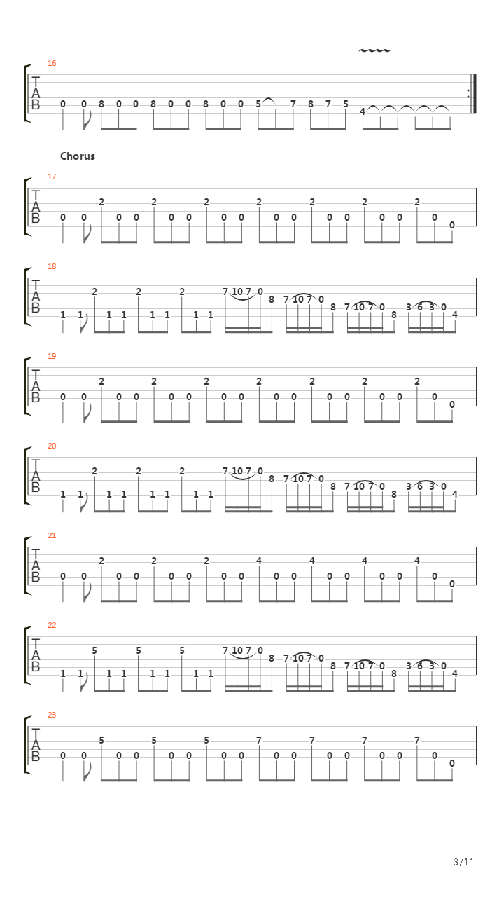 Inward Reflection吉他谱