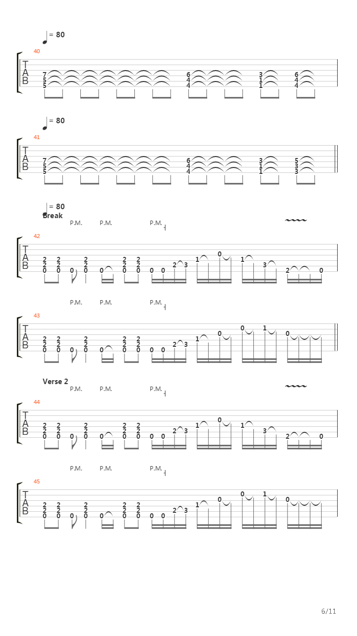 Inward Reflection吉他谱
