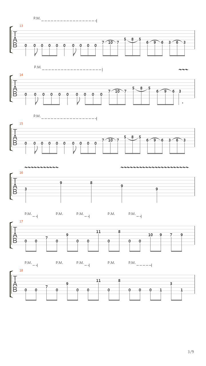 Laceration吉他谱