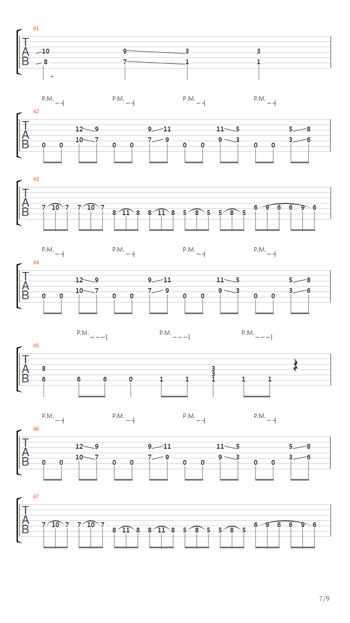 Laceration吉他谱