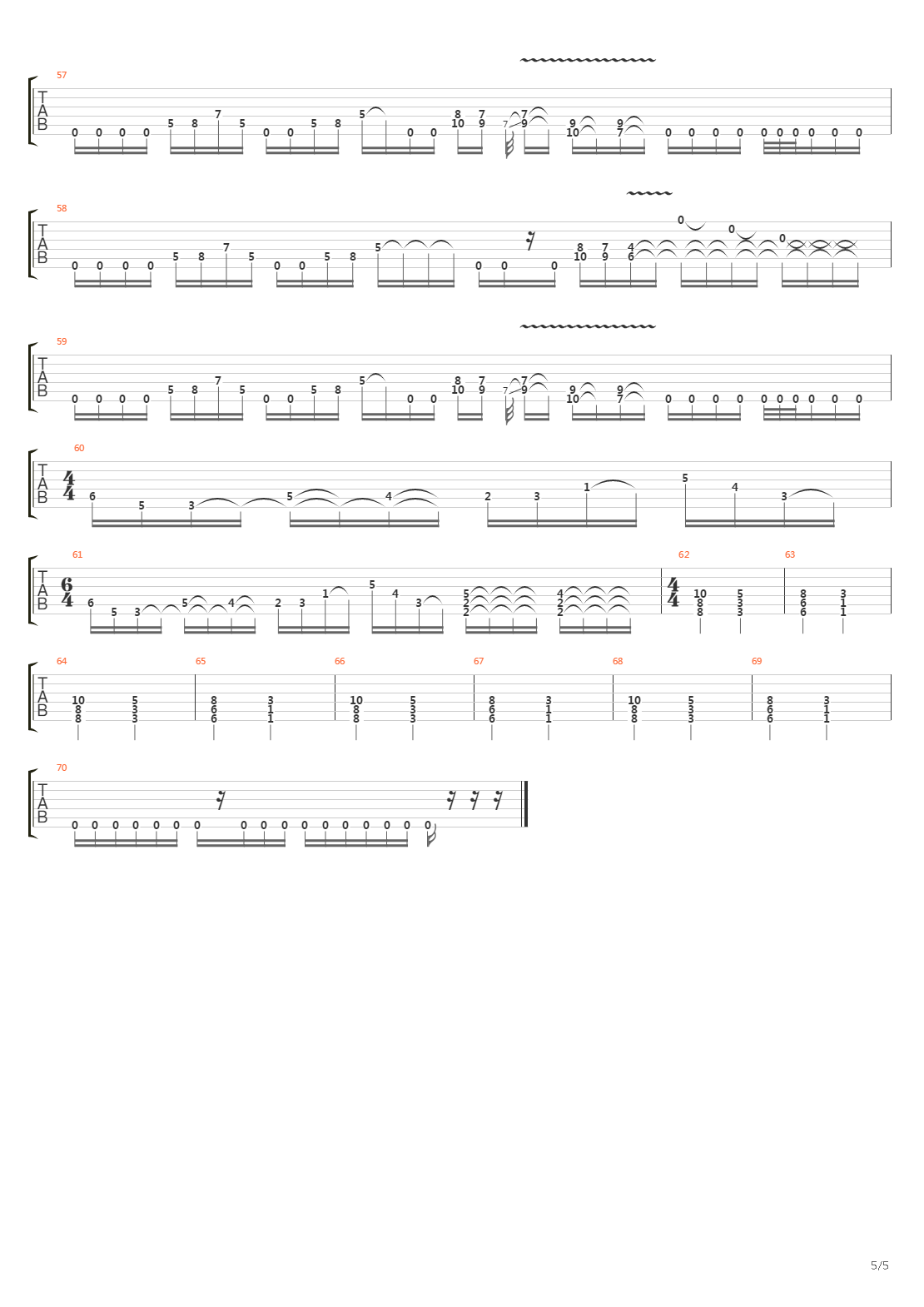 The Crumbling吉他谱