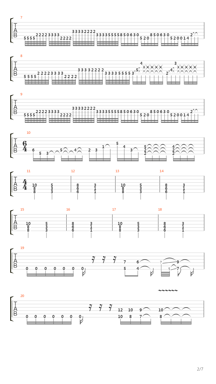 The Crumbling吉他谱