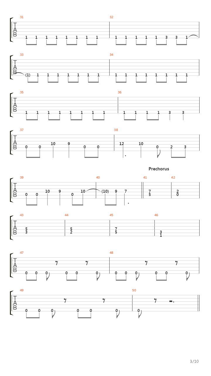 Drawn To The Flame吉他谱