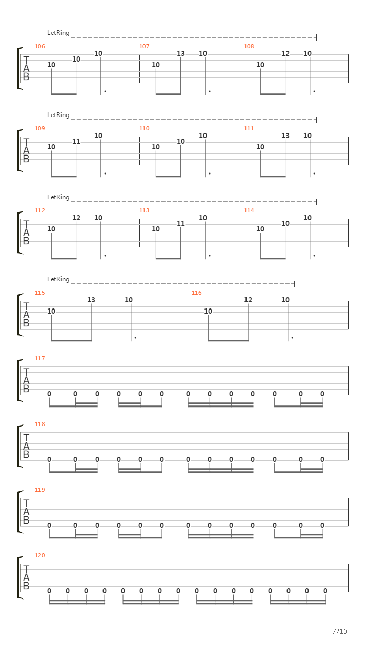 Division St吉他谱