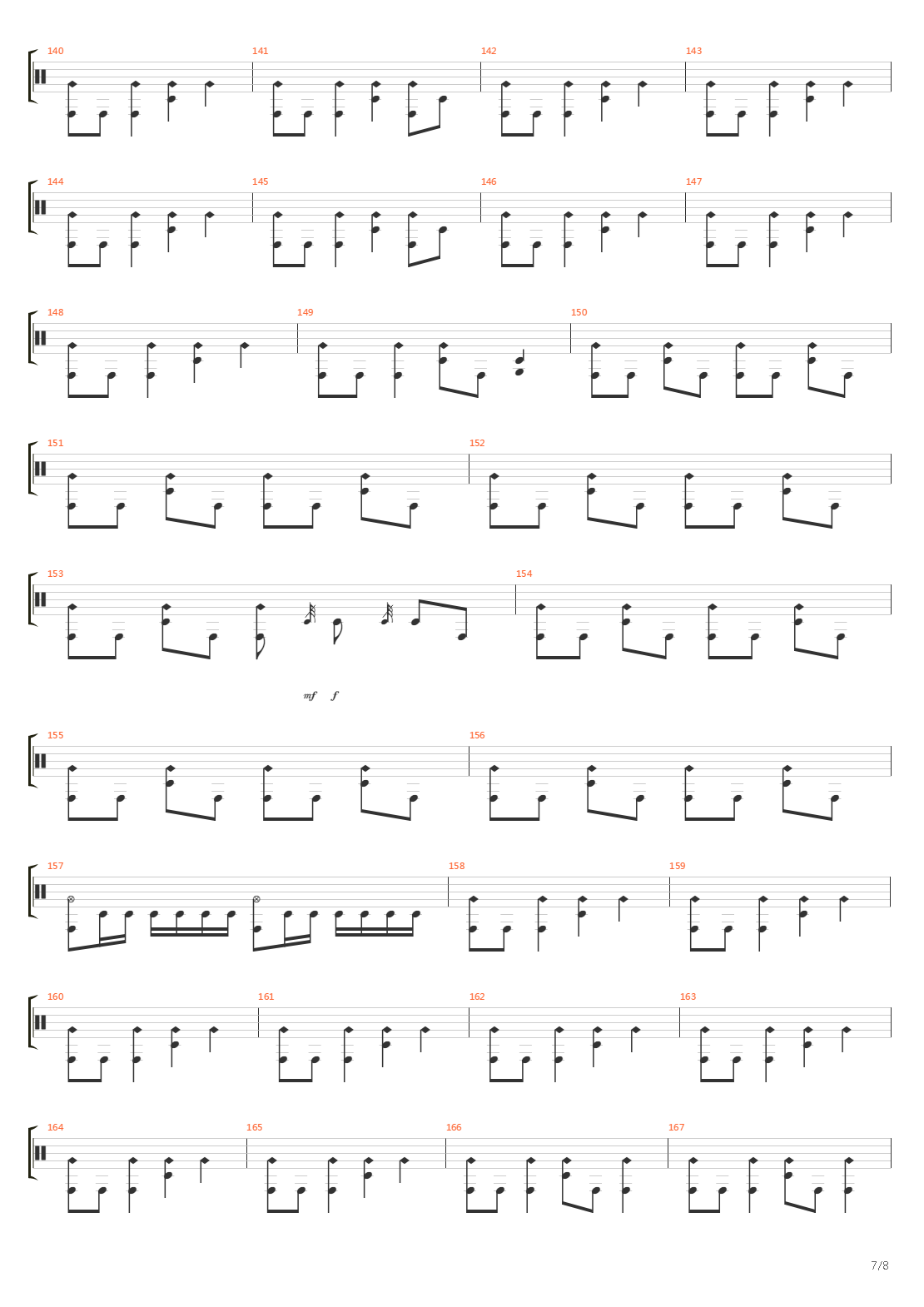 Understanding In A Car Crash吉他谱