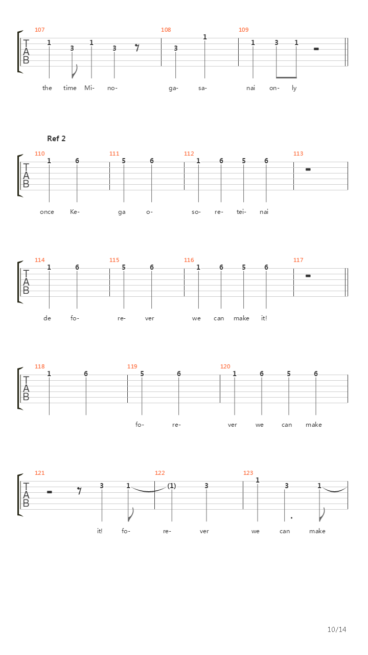 Forever We Can Make It吉他谱