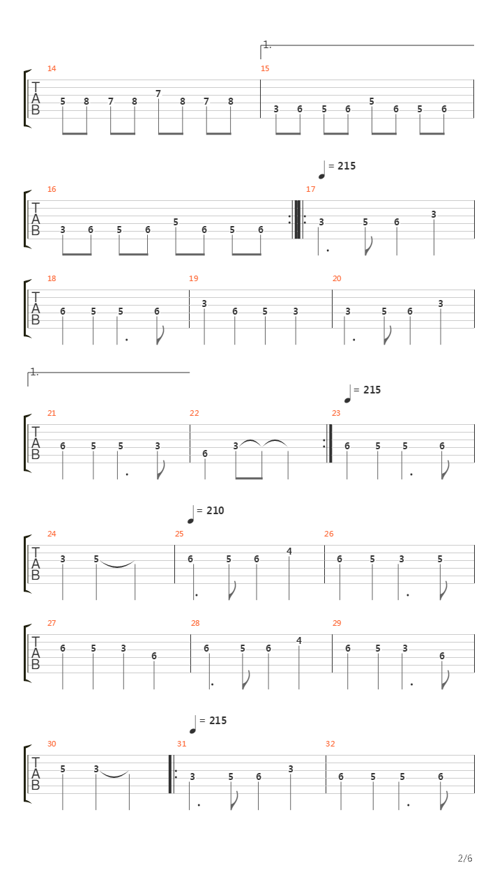 Vargavinter吉他谱