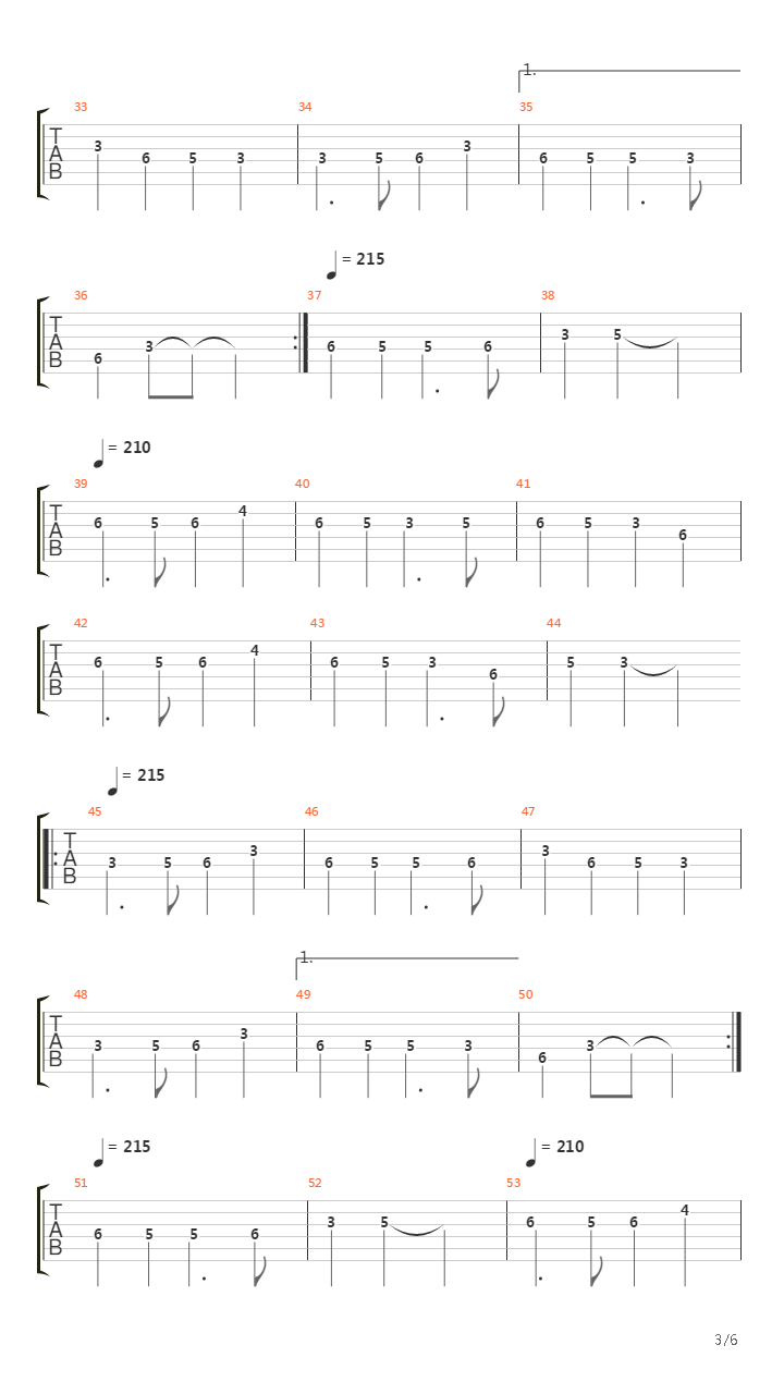 Vargavinter吉他谱