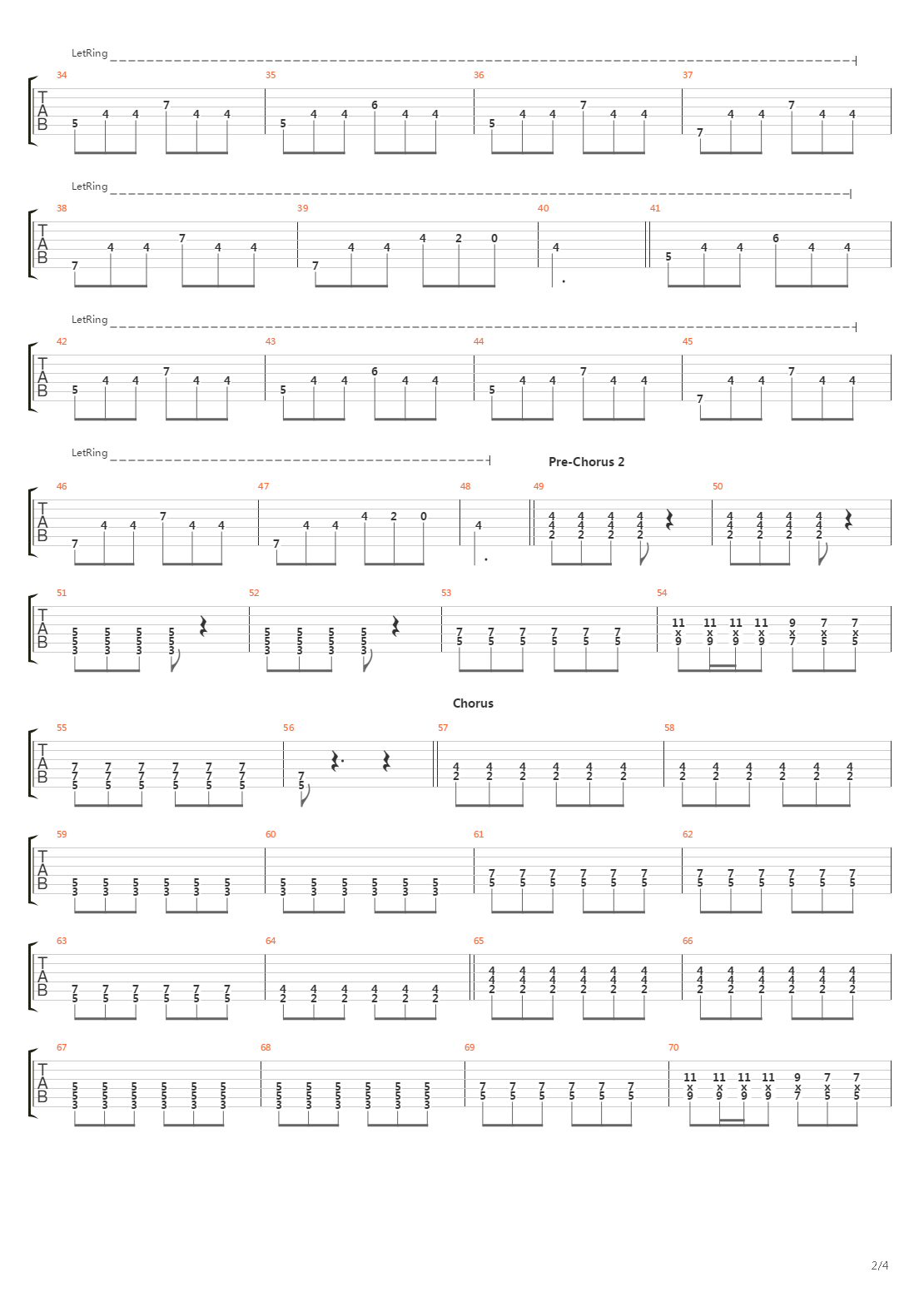 Typical吉他谱