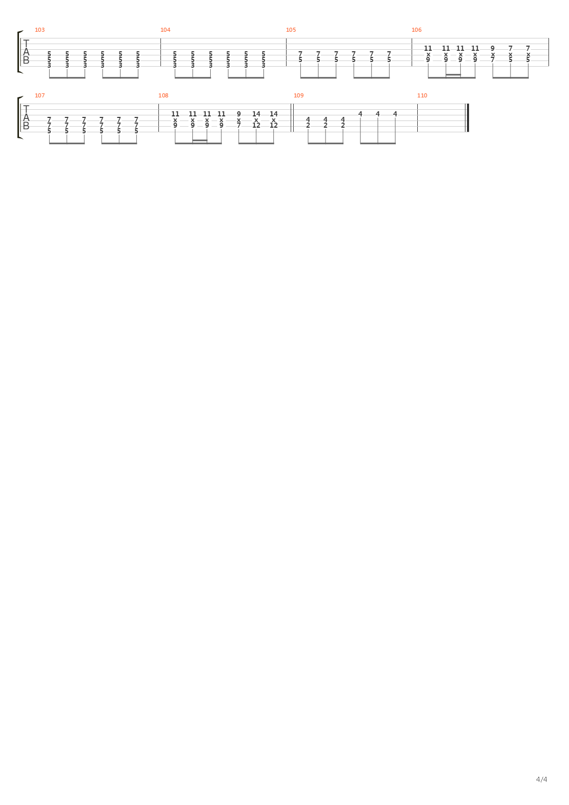 Typical吉他谱