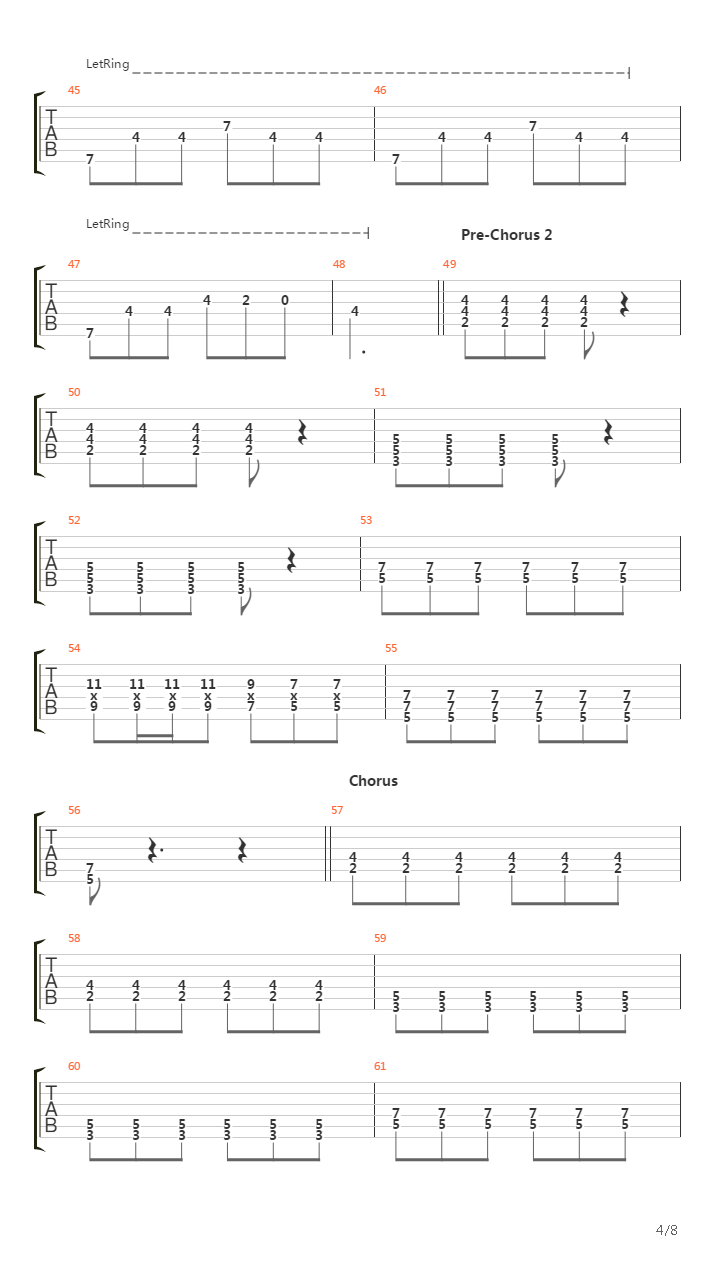 Typical吉他谱