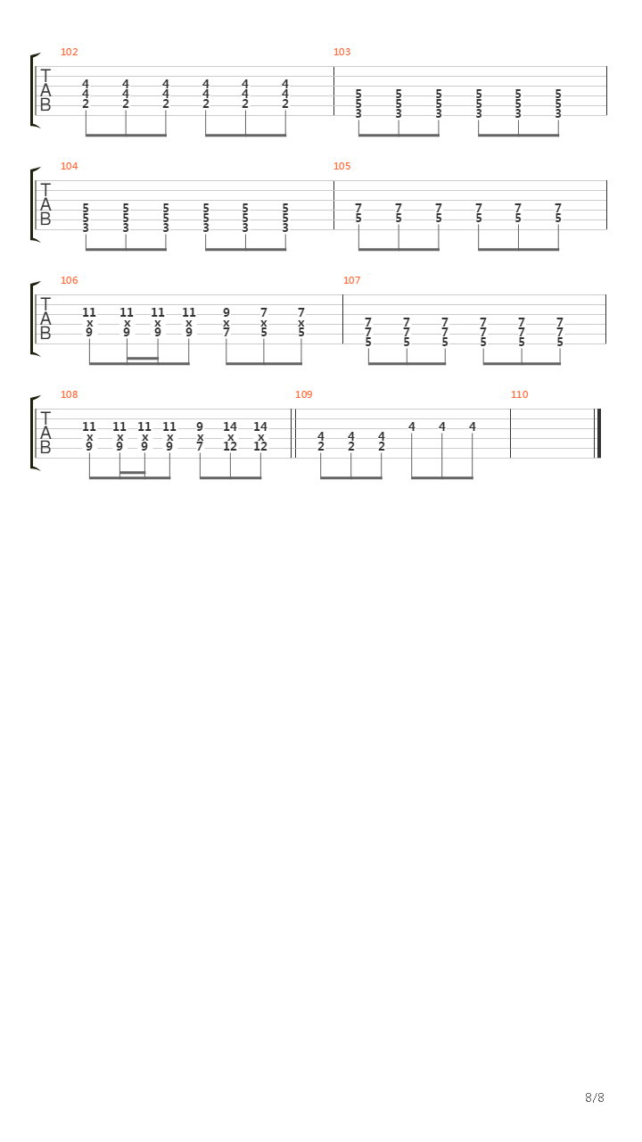Typical吉他谱