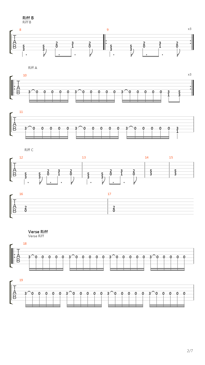 Kamikaze吉他谱