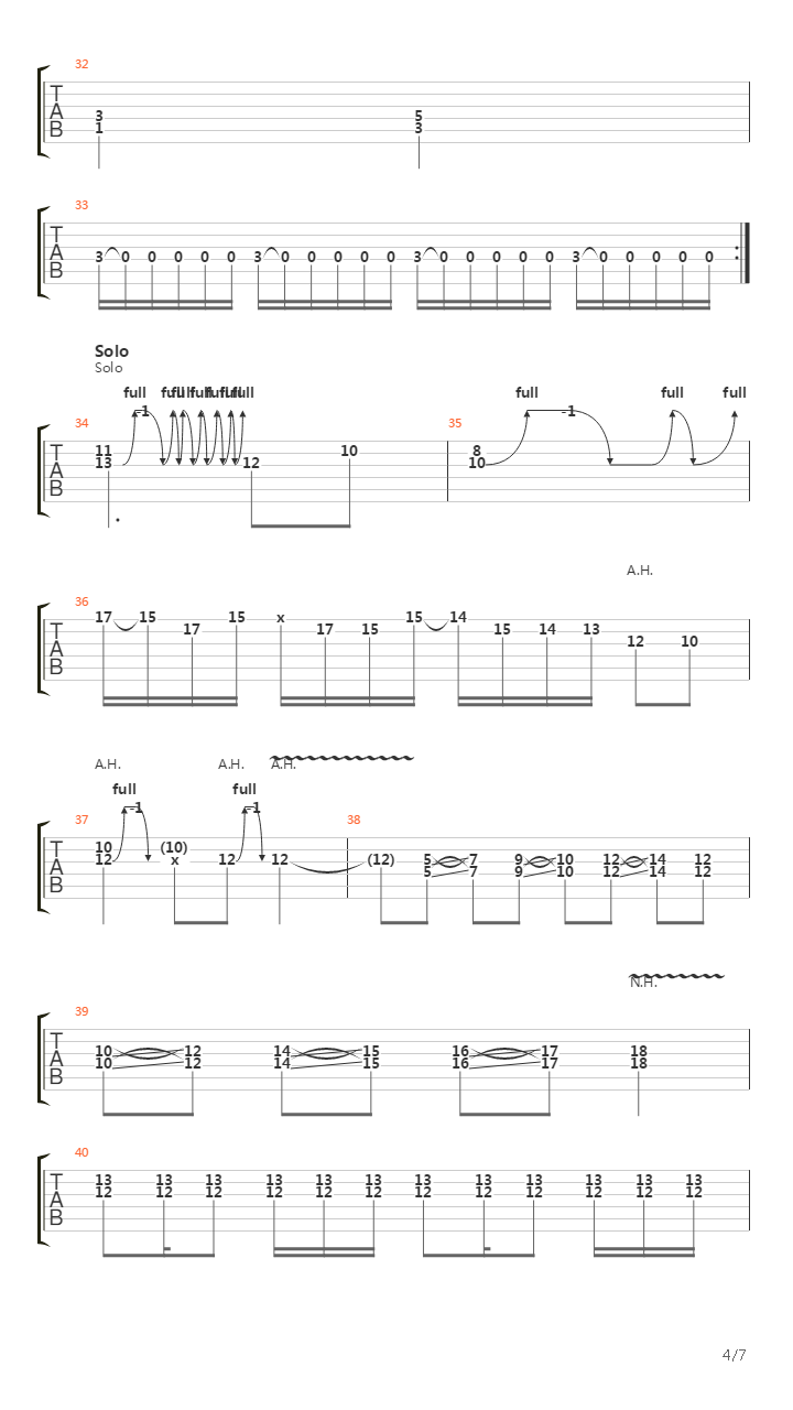 Kamikaze吉他谱