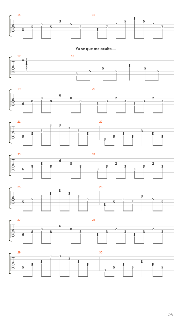 La Mano De Dios吉他谱