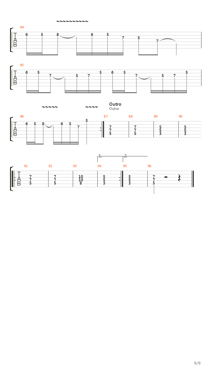 Medieval吉他谱