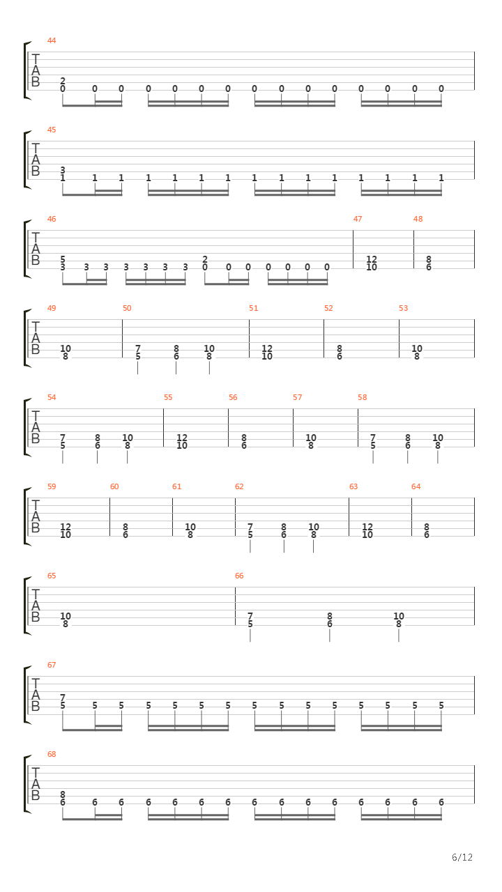 Septima Estrella吉他谱