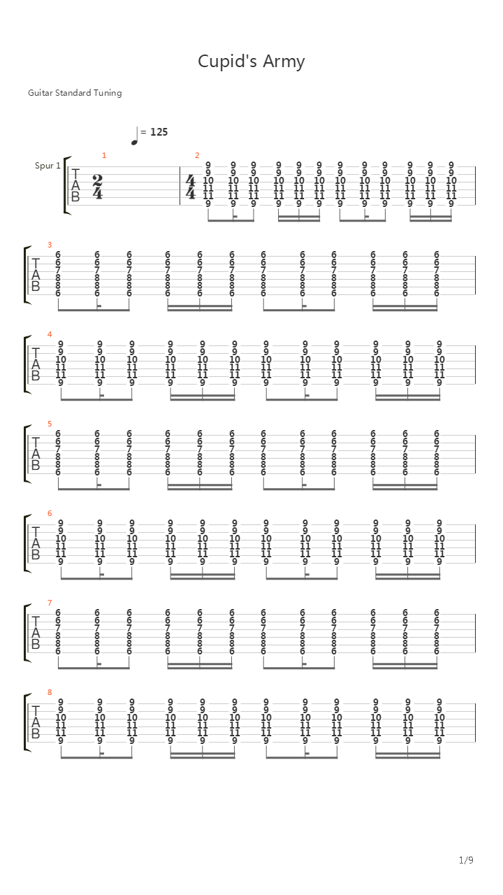Cupids Victim吉他谱