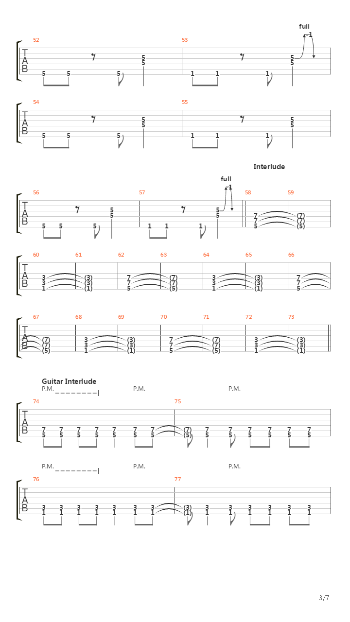 Dent吉他谱