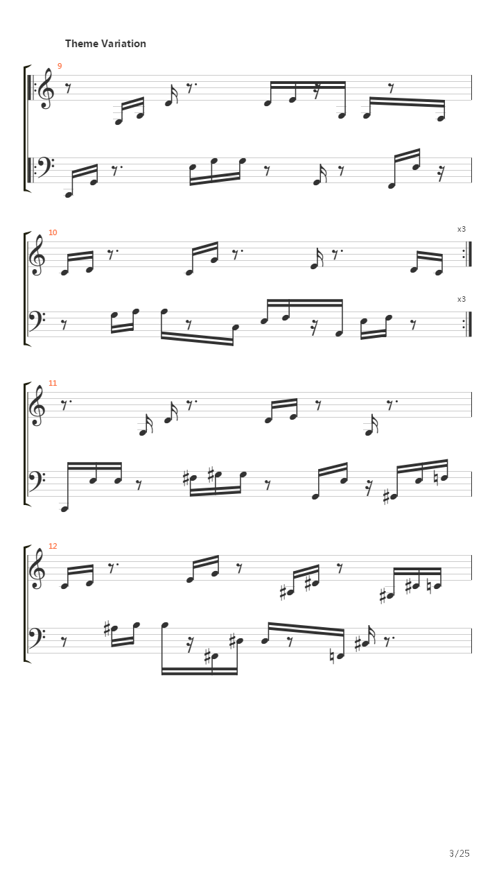Vardavar吉他谱