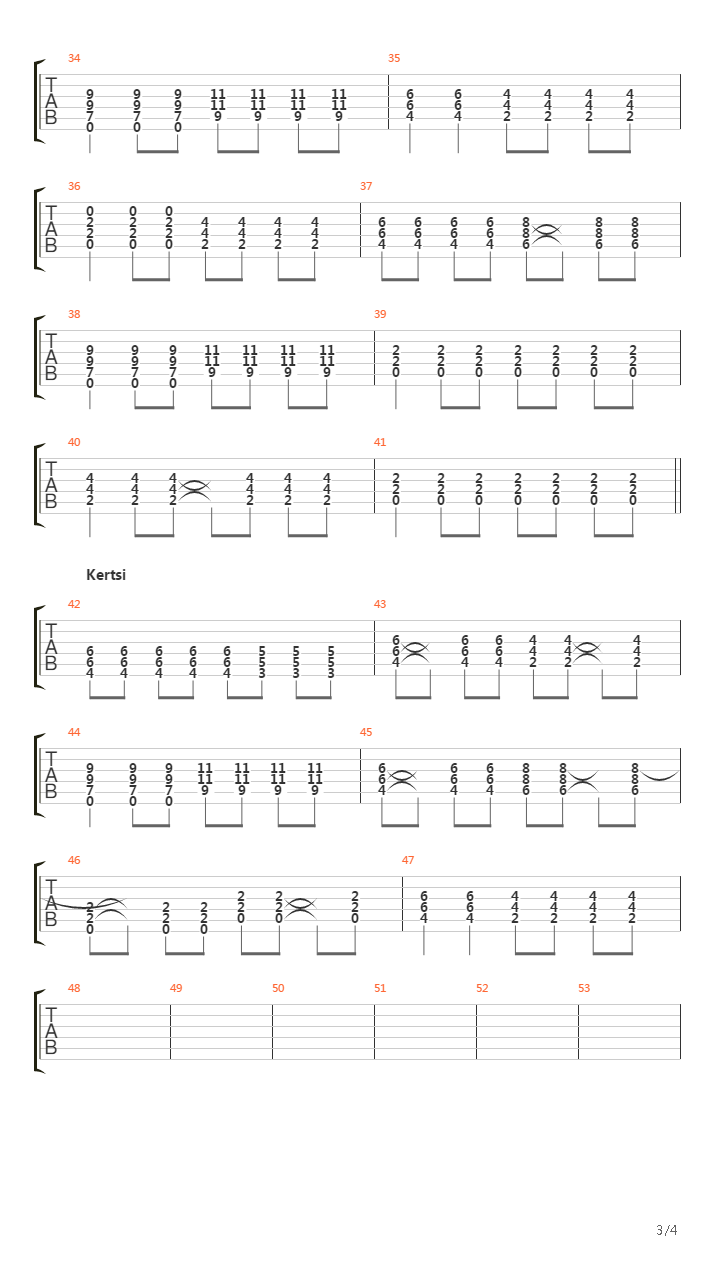 Lopeta吉他谱