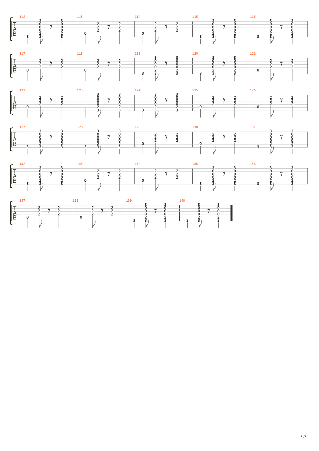Carnival Song吉他谱