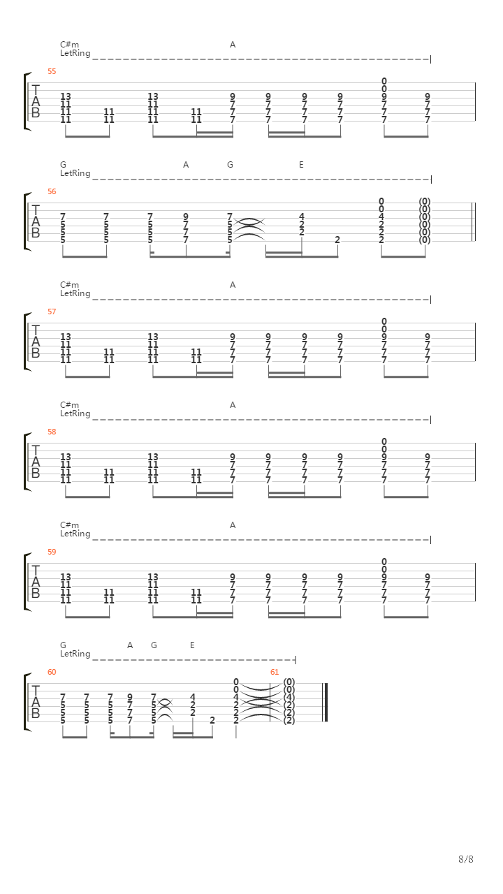 Secrets Of Parade吉他谱