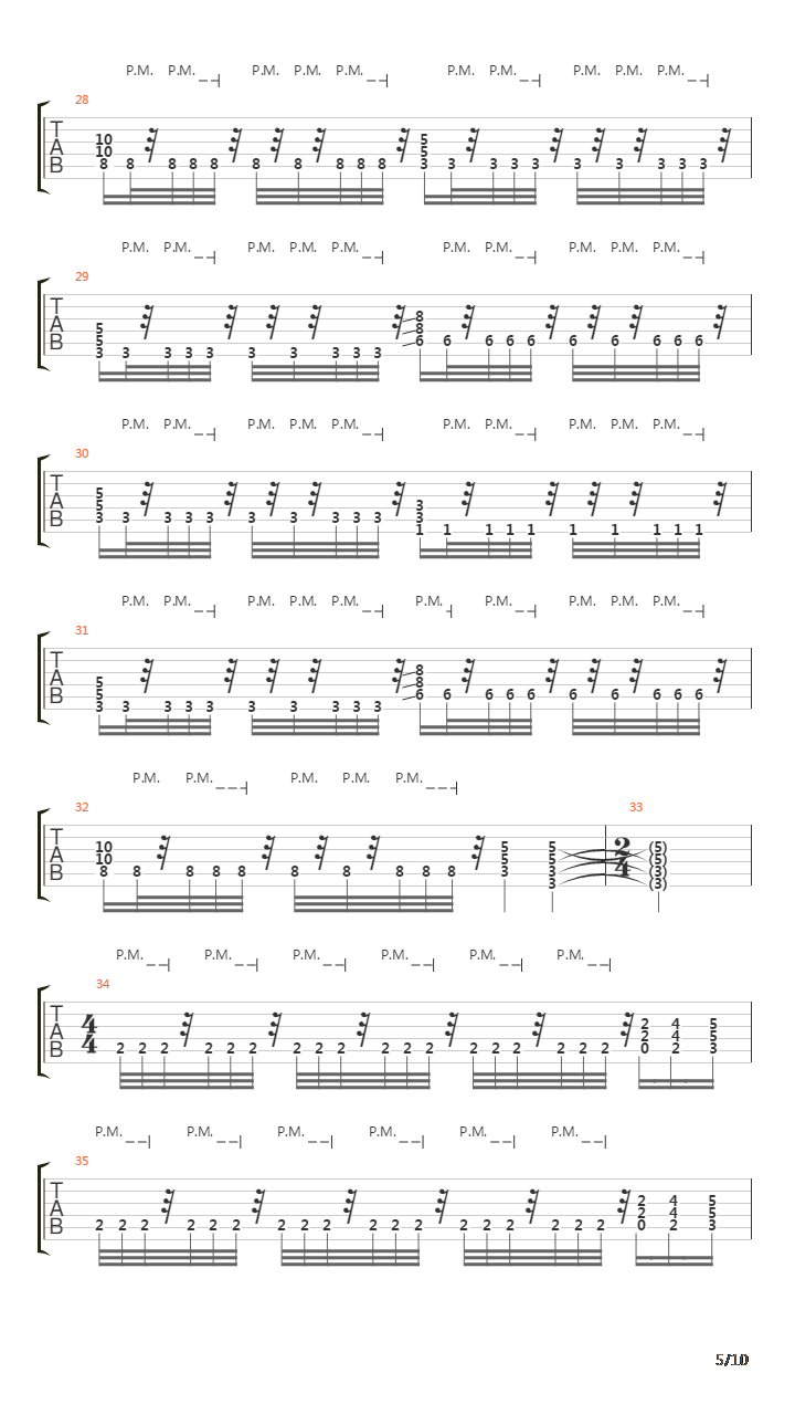 Vizier吉他谱