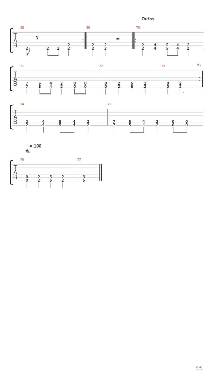 Kova Maa吉他谱